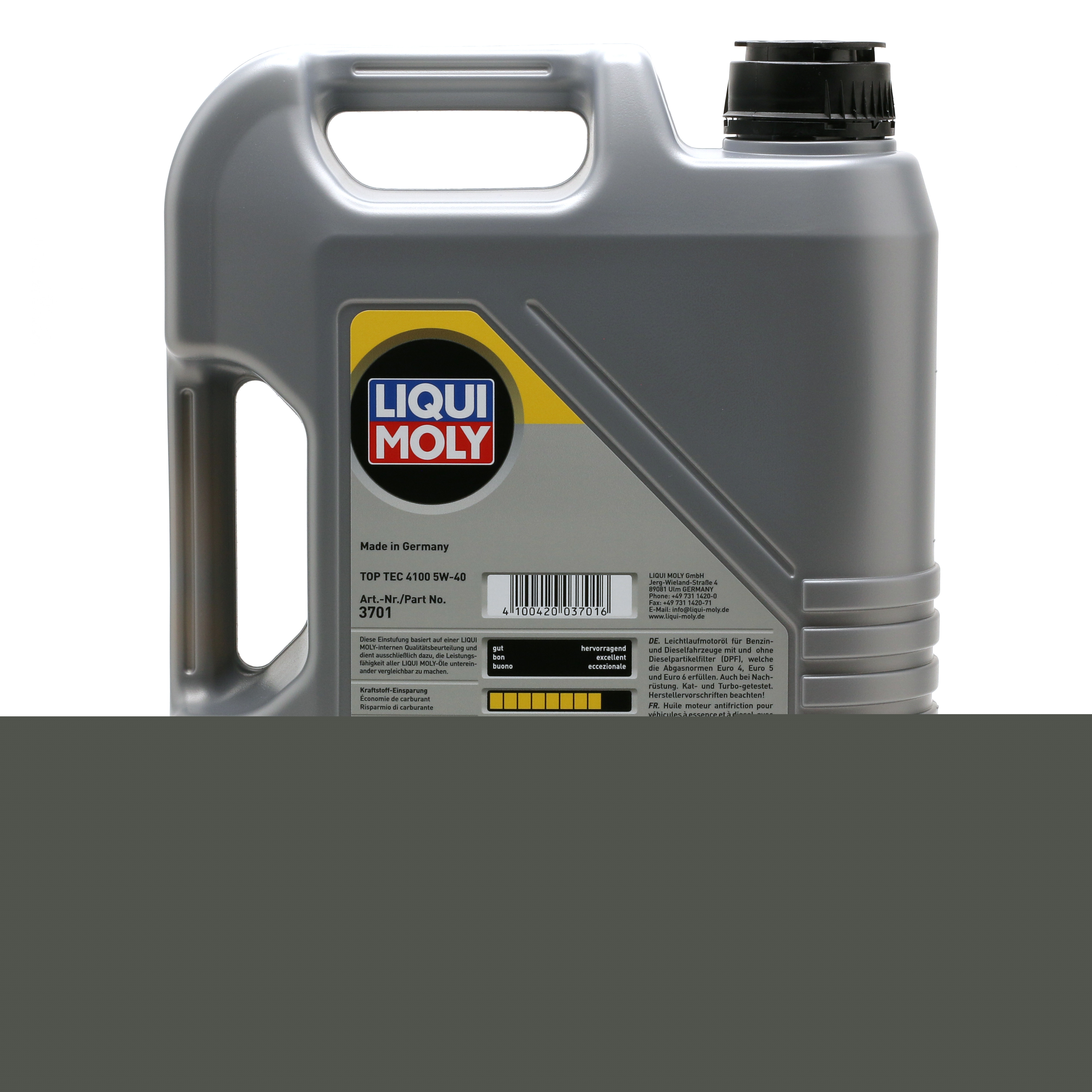 Liqui Moly 3701 Top Tec 4100 5W-40 Motoröl 5l
